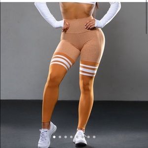 Bombshell thigh high mustard orange